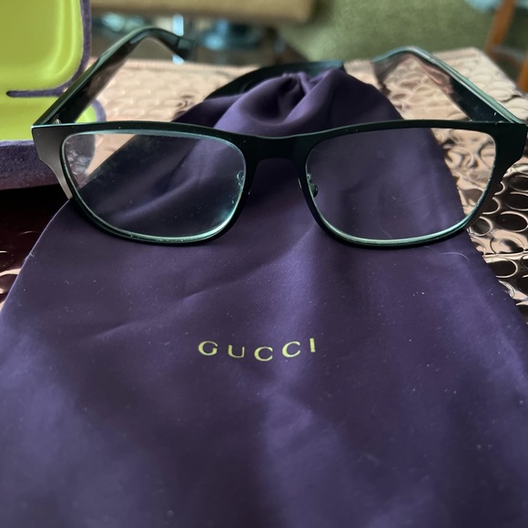 Gucci eyeglasses with case, dust cloth - Picture 5 of 17
